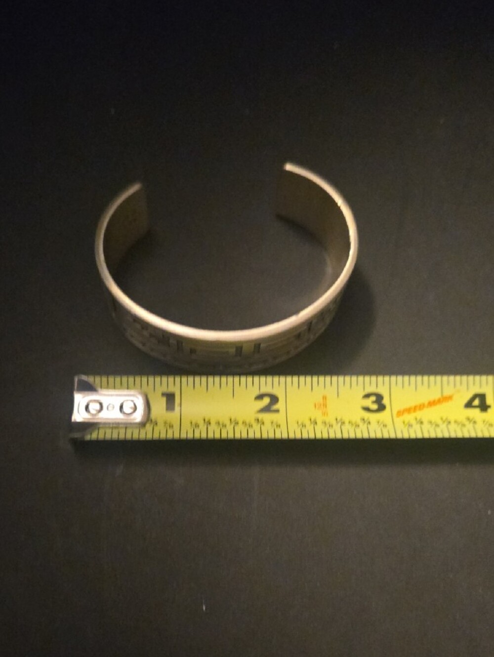 Stunning Vintage Hopi Silver Kabana Cuff Bracelet - Picture 8 of 10
